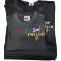 Camisetas negras Bar Pautuju