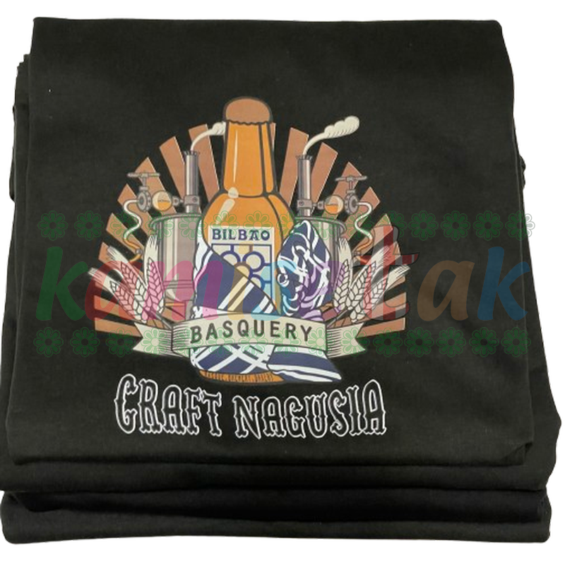 Camisetas negras Panadería BASQUERY de Bilbao