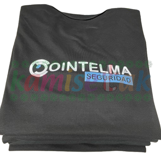 Camisetas negras de COINTELMA SEGURIDAD