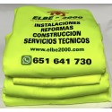 Camisetas amarillas ELBE CONSTRUCCIONES y REFORMAS