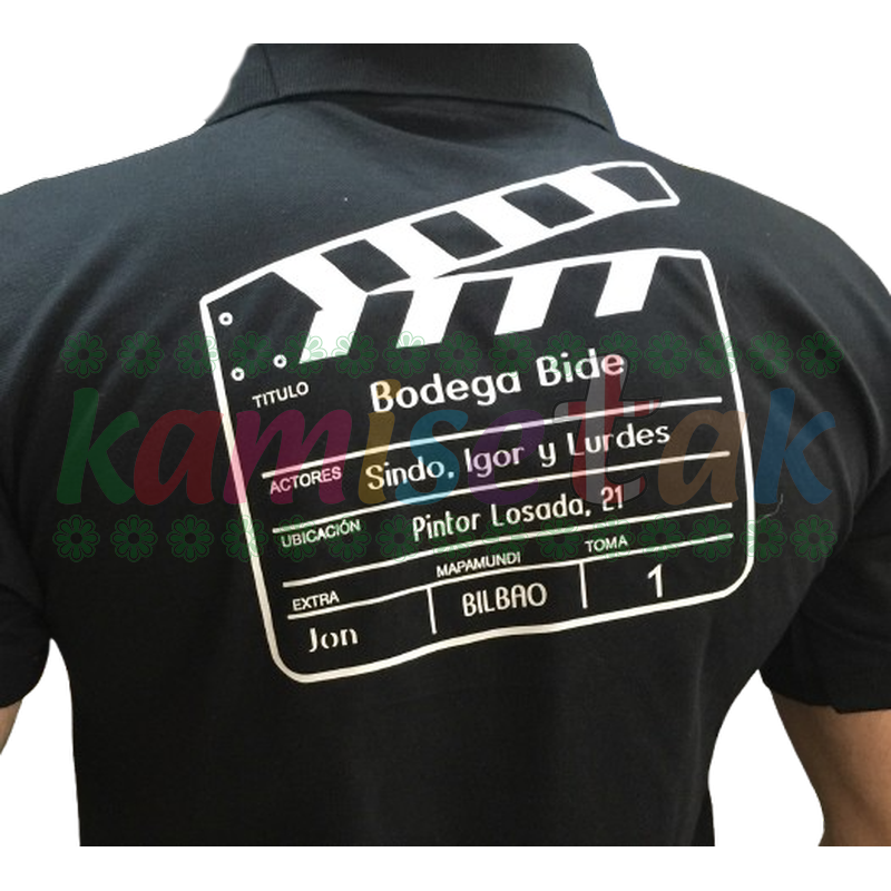 Polos negros de Taberna Bodega Bide de Santutxu