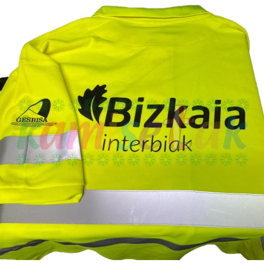Chaqueta amarillo fosforito Bizkaia Interbiak