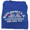 Polos azules de Construcciones BIZKAIMPT
