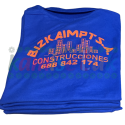 Polos azules de Construcciones BIZKAIMPT