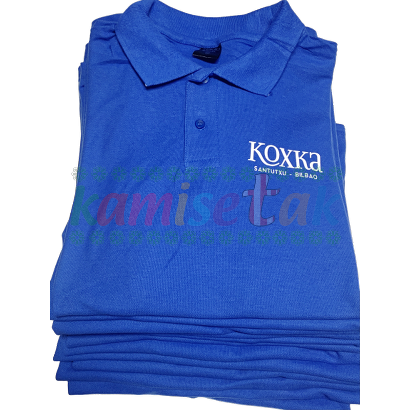 Polos azules de Restaurante KOXKA