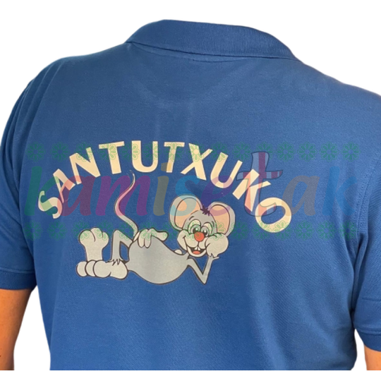 Polos azules Santutxuko
