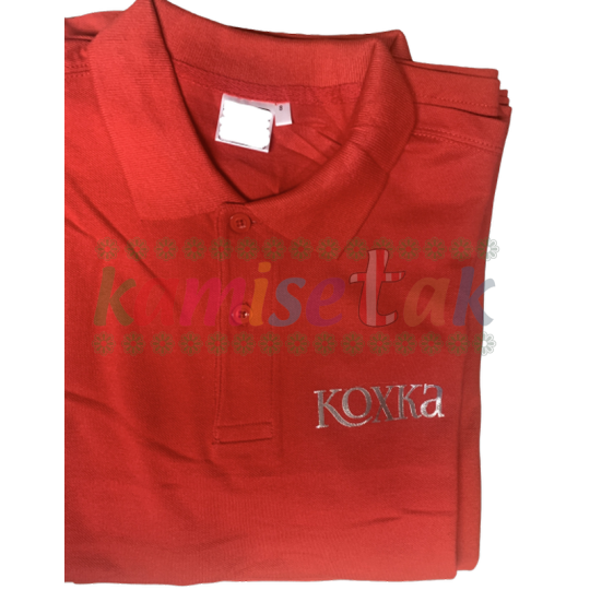 Polos rojos de restaurante KOXKA de Santutxu