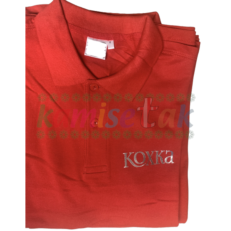 Polos rojos de restaurante KOXKA de Santutxu