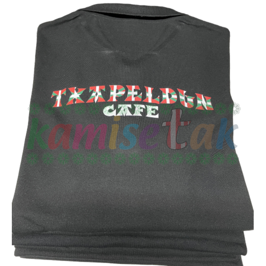 Polos negros Bar Txapeldun de Santutxu