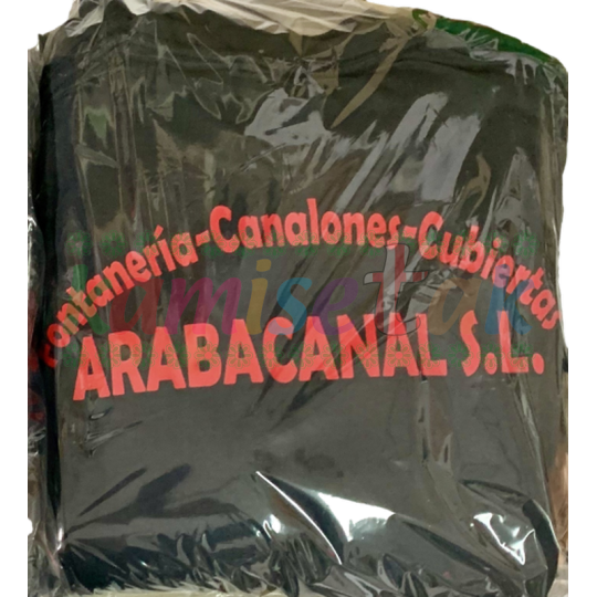 Polos negros Fontanería ARABACANAL SL