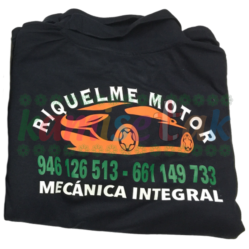 Polos negros RIQUELME MOTOR