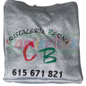 Sudaderas grises Cristaleria BERNA