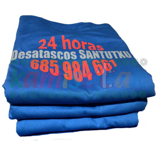 Sudaderas azules DESATASCOS SANTUTXU