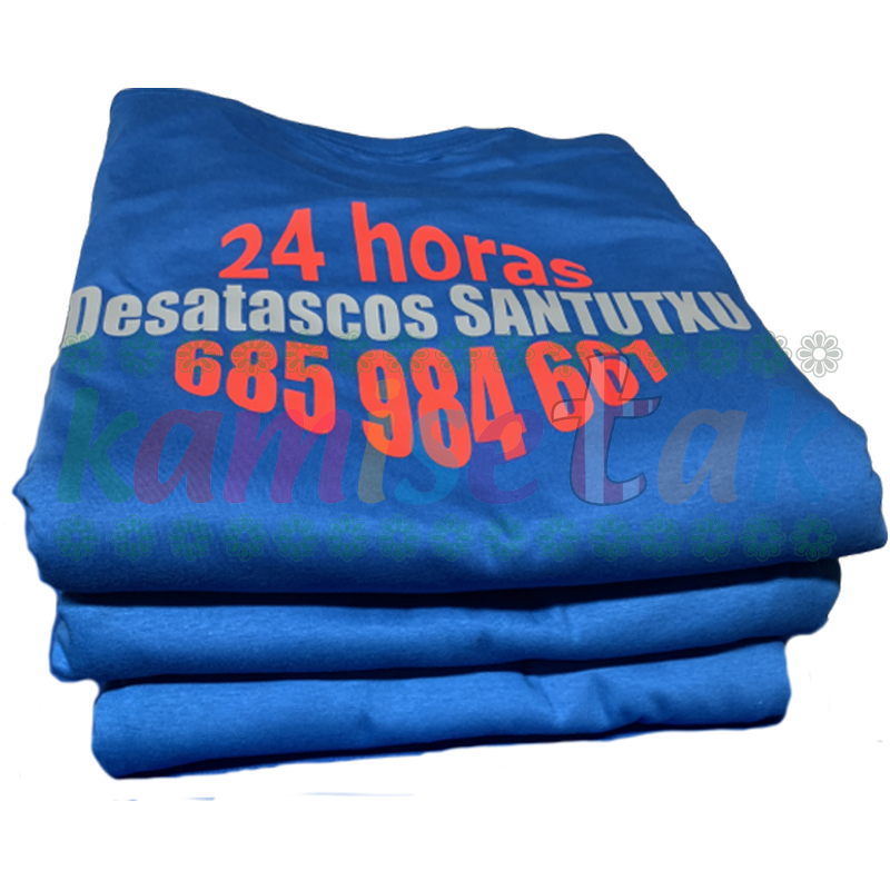 Sudaderas azules DESATASCOS SANTUTXU