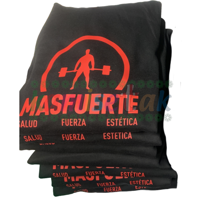 Sudaderas negras gimnasio MASFUERTE