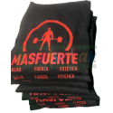 Sudaderas negras gimnasio MASFUERTE