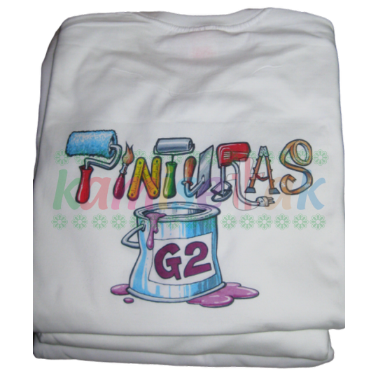 Sudaderas blancas PINTURAS G2