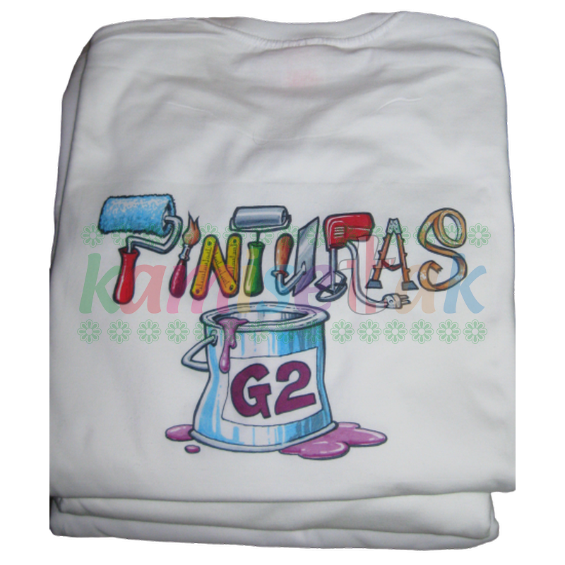 Sudaderas blancas PINTURAS G2