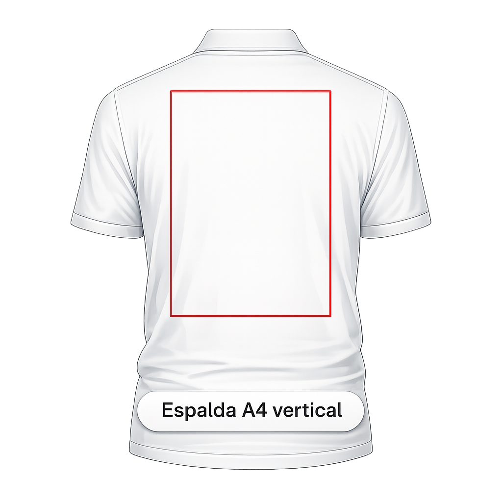 Espalda completa A4 vertical
