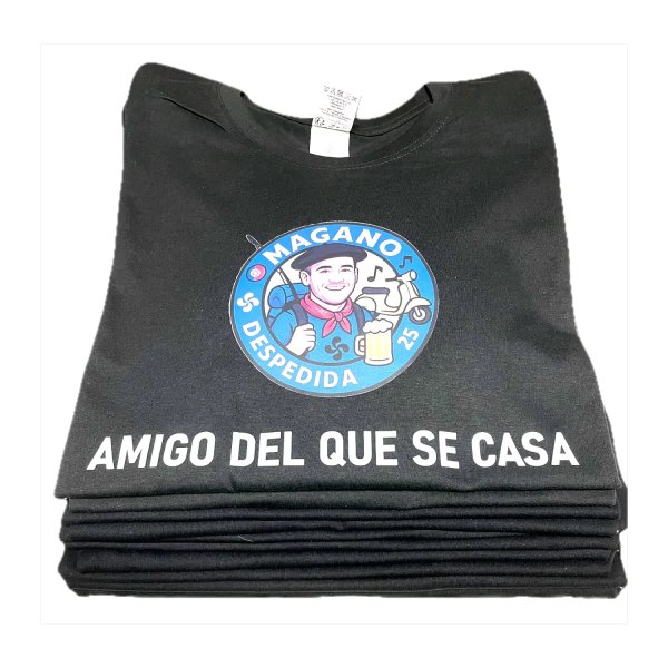 Camiseta Despedida de solte@s  Amigo del que se casa