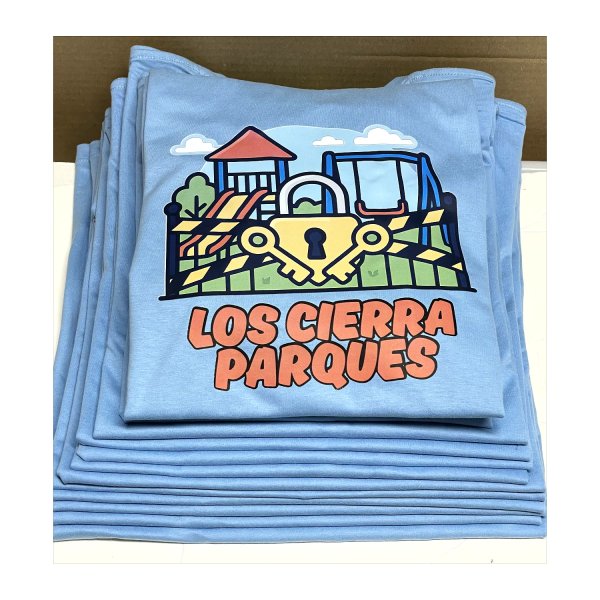 Camisetas "Los Cierra parques..."