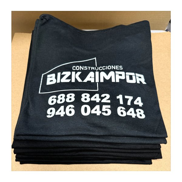 Camisetas Construcciones Bizkaimpor