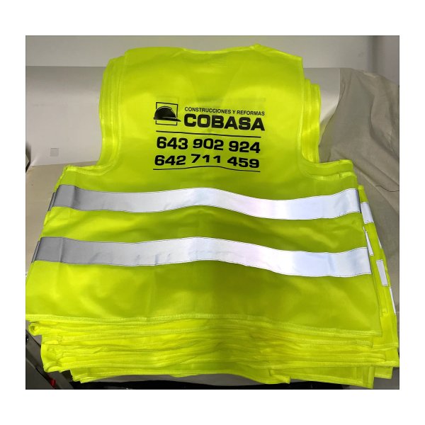 Chaelecos reflectantes para COBASA